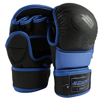 Перчатки MMA BoyBo Wings  (M, чёрно-синий)